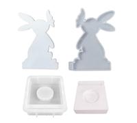 Soporte de silicona para candelabros de Pascua, resinas, decoración de mesa, candelabros de silicona para Pascua