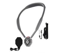 Soporte de silicona para colgar en el cuello, interruptor rápido, montaje magnético vertical horizontal de 1/4 pulgadas, agujero de tornillo compatible con cámara de acción DJI OSMO Pocket Insta360