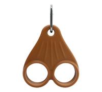 Soporte de silicona para pelotas de golf, bolsa de silicona con clip de metal, organizador portátil de accesorios deportivos, fácil de fijar a la bolsa o carrito, Brown, Refer to description, Unisex