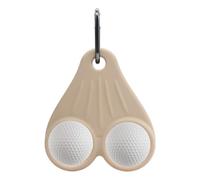 Soporte de silicona para pelotas de golf con clip, accesorio deportivo para golfistas, hombres y mujeres, fácil fijación a la bolsa o carrito, Color nude, Refer to description, Unisex