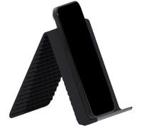 Soporte de silicona para teléfono, accesorios de escritorio ajustables y flexibles, aluminio de 4 x 3 pulgadas, soporte de teléfono de oficina para el hogar, cocina, dormitorio, avión de viaje