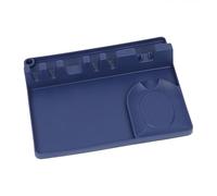 Soporte de silicona para utensilios de cocina y hogar, incluye cucharas y espátulas, por lo que es un accesorio esencial de cocina (azul)