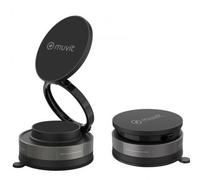 Soporte de Smartphone para Coche Muvit For Change MCCHL0035/ Negro