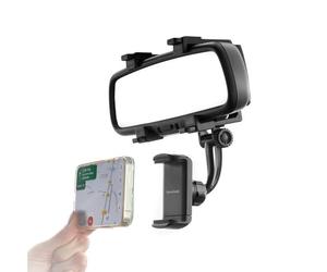 Soporte de smartphone para espejo retrovisor stropp innovagoods