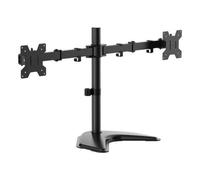Soporte de Sobremesa para 2 Monitores Aisens DT32TSR-285/ Giratorio/ Inclinable/ hasta 10kg