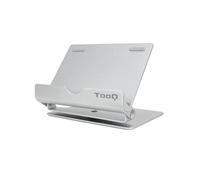Soporte Mesa Tooq Ajustable y GiRatónrio para Smarphone/Tablet Plata