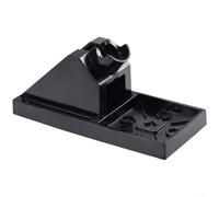 Soporte de soldador con esponja para hierros de la serie 936 con control de temperatura, base de resina resistente al calor, soporte estable para reparación electrónica y trabajos de soldadura de