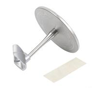 Soporte de soldador de acero inoxidable para TS100 y SA80 - Estación de soldadura compacta de 65 mm de diámetro × 60 mm de altura, base de soporte con almohadillas de goma antideslizantes, 304