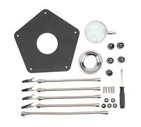 Soporte de soldadura Accesorio de soldadura Manos amigas de soldadura con lupa para trabajar Base de acero de aleación Pies de goma para manualidades de soldadura electrónica