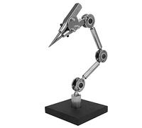 Soporte de soldadura auxiliar ajustable, clip giratorio de 360° para accesorio de soldadura de joyería para joyería, electrónica, reparación de precisión, observación de objetos