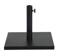 Soporte de Sombrilla ajustable Outsunny color Negro