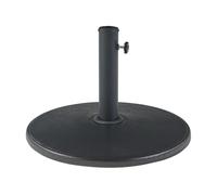 Soporte de sombrilla bionaz redondo hormigón 50x5,5cm - negro [casa.pro]