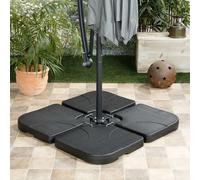 Blumfeldt Soporte de sombrilla Limousin 80 kg pesos vacíos set de 4