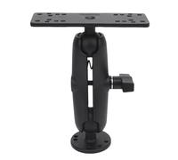 Soporte de sonda de alta resistencia de aleación de aluminio tipo C Soporte de brazo largo con cabeza de bola de 1,5 pulgadas para electrónica marina GPS y reemplazo de (Asta de aleación de