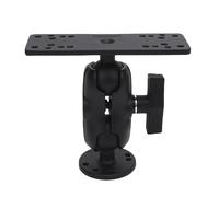 Soporte de sonda de alta resistencia de aleación de aluminio tipo C Soporte de brazo largo con cabeza de bola de 1,5 pulgadas para electrónica marina GPS y reemplazo de (Asta de aleación de