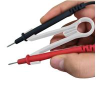 Soporte de sonda multímetro - Herramienta de sujeción de cables de prueba ABS | Ayuda ergonómica de agarre antideslizante para pruebas eléctricas con una sola mano, gestión segura de cables, accesorio