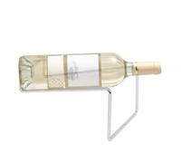 Soporte de soporte de vidrio, contador de casillero de vino - Organizador de soporte de botella de vino de metal,Decoraciones para el hogar estables autónomas, almacenamiento de botellas de encimera