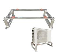 Soporte De Soporte Mini Dividido, Soporte De Suelo Mini Dividido De Acero Inoxidable, Soporte De Montaje En Piso Del Condensador, Base De Bomba De Calor For 9000-36000BTU(73x40x13cm/29x16x5in)