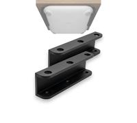 Soporte de soporte para báscula de baño compatible con Xiaomi (Negro) | Fijación horizontal, kit de 2 diapositivas, compatible con Xiaomi, Withings, Beurer, Salter, Renpho y otros
