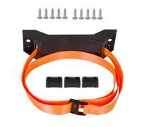 Soporte de soporte para cilindros: soporte de montaje para tanque, cadena de seguridad para cilindros | Hebilla elástica de la suspensión del equipo del cilindro del estante del almacenamiento del tan