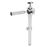 Soporte de soporte para pluma de tambor, soporte para baquetas con cabezal giroscópico ajustable, accesorios de batería de soporte fijo para kits de batería, construcción liviana
