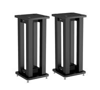 Soporte de subwoofer resistente, base de metal y madera resistente para mejorar el cine en casa y la estabilidad del sistema de sonido envolvente