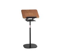 Soporte de suelo ajustable para libros, soporte de lectura 2 en 1 para laptop, recetas, libros de texto, tableta, base giratoria de 360°, altura de 20 a 47 pulgadas