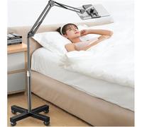 Soporte de suelo ajustable para tabletas, libros y portátiles, rotación de 360 grados, diseño resistente para leer, cocinar y escuchar música