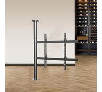 Soporte de Suelo Ajustable para TV con Marco LCD, rotación Lateral de 360 Grados, Soporte Giratorio e inclinable, Compatible con Pantallas LED de 35 a 75 Pulgadas(1090-1340mm)