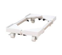 Soporte de suelo ajustable - Soporte de computadora para el hogar | Acero fino ABS con organizador telescópico, soporte para electrodomésticos con ruedas giratorias, lavado, máquina, planta, puerto