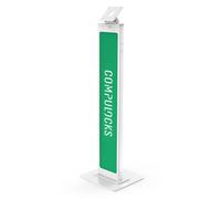 Soporte de suelo Compulocks 140W para tablet/UMPC blanco VESA 75x75 a 100x100