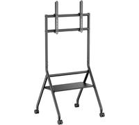 Soporte de suelo Aisens bandeja y ruedas para pantalla 37-86" VESA hasta 600x400mm