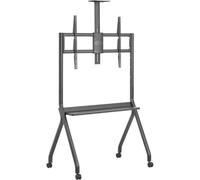Soporte de Suelo con Ruedas Aisens FT86FE-369 para TV de 55-100'/ hasta 120kg