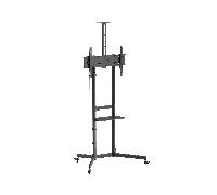 SOPORTE DE SUELO CON RUEDAS EQUIP 650636 PARA PANTALLA DE 37" - 70" MAX VESA 600x400 70KG ESTANTE