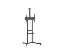 SOPORTE DE SUELO CON RUEDAS EQUIP 650636 PARA PANTALLA DE 37" - 70" MAX VESA 600x400 70KG ESTANTE 650636