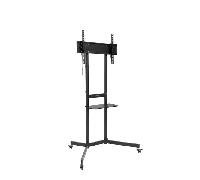 TooQ Soporte de suelo con ruedas KEFRÉN FS1150M-B para pantallas 37-70" 600x400mm hasta 70 kg Negro