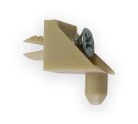 Soporte de suelo de repuesto adecuado para Ikea Pax Billy KOMPLEMENT compatible con soporte de armario soporte estantes (bronceado, 1 unidad)