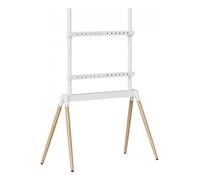 Soporte de TV Gembird TVS-86F-01-W Blanco/Madera 55-86" Gestión de cables integrada