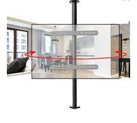 Soporte de suelo giratorio de 360 grados para TV LCD. Soporte de techo ajustable con inclinación para pantallas LED de 3275 pulgadas (altura: 170205 cm). Perfecto para configuración de cine en casa