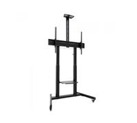 Soporte de Suelo Inclinable con Ruedas TooQ FS20406HM-B para TV de 60-100'/ hasta 120kg