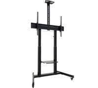 Soporte de Suelo Inclinable con Ruedas TooQ FS20406HM-B para TV de 60-100'/ hasta 120kg