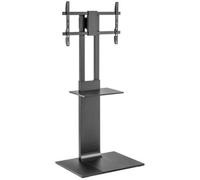 Soporte de Suelo Inclinable/ Giratorio con Bandeja DVD Aisens FT86TSE-399 para TV de 37-86"/ hasta 5