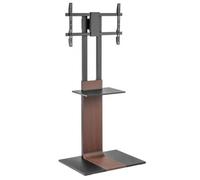 Soporte de Suelo Inclinable/ Giratorio con Bandeja DVD Aisens FT86TSE-401 para TV de 37-86"/ hasta 5