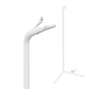Soporte de Suelo Lollipop, Soporte de Suelo para vigilabebés, Compatible con el Vigilabebés Lollipop, Soporte de Cuna para vigilabebés con Flexible y Resistente Cabezal Blanco de Silicona