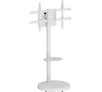 Soporte de Suelo Móvil para TV 37 - 86 Máx.50Kg (Blanco) - EWENT