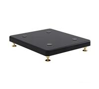 Soporte De Suelo Para Amplificador AV De Una Sola Capa Con Placa Base Amortiguadora De Doble Capa Adecuado Para Componentes Estéreo Tocadiscos Reproductores De DVD Salas De Conferencias(negro,25*30cm)