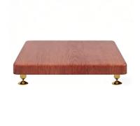 Soporte De Suelo Para Amplificador AV De Una Sola Capa Con Placa Base Amortiguadora De Doble Capa Adecuado Para Componentes Estéreo Tocadiscos Reproductores De DVD Salas De Conferencias(Brown,25*30cm)