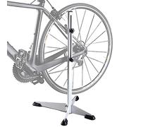 Soporte de suelo para bicicleta - Soporte para bicicleta, portátil, soporte mecánico ajustable | Diseño mantiene las bicicletas seguras, ideal para bicicletas de carretera, montaña, reparación de