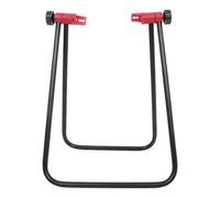 Soporte de Suelo para Bicicletas Altura Ajustable, Mantenimiento, Plegable | Base de Goma Antideslizante, y Gancho Plástico Hierro Negro, para Bici de Montaña y Uso Mecánico