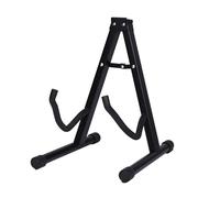 Soporte de suelo para guitarra plegable | Base tipo A con estructura metálica, acolchado protector y patas antideslizantes | Compatible con guitarras acústicas, eléctricas, clásicas y bajos